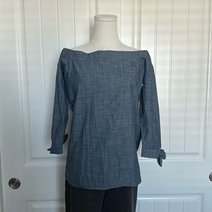 Chambrey off shoulder top